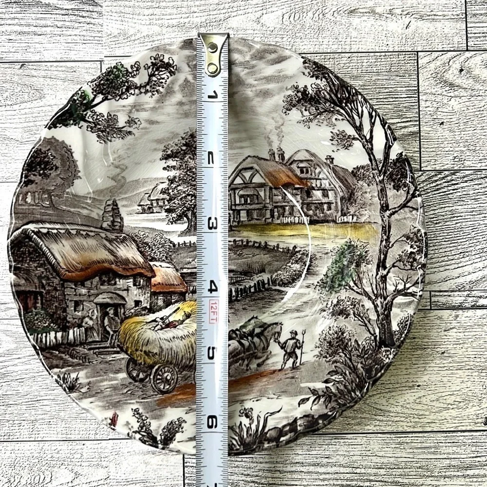 Yorkshire Multicolor by Staffordshire  Hand Engraved Ironstone 4405 Bowls (5)